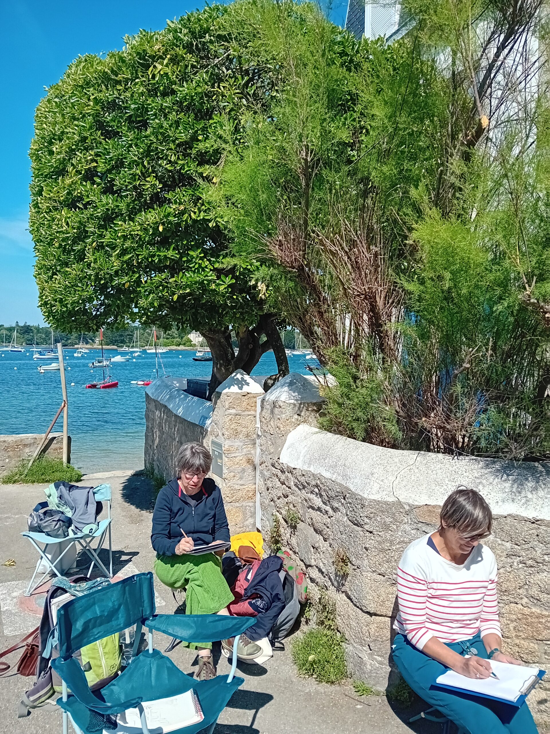 Dessin d'observation - Rues de l'Ile Tudy, plage de Langoz à Loctudy, église de Lambour à Pont-l'Abbé - 4/08 au 6/08/25 de 10h à 12h