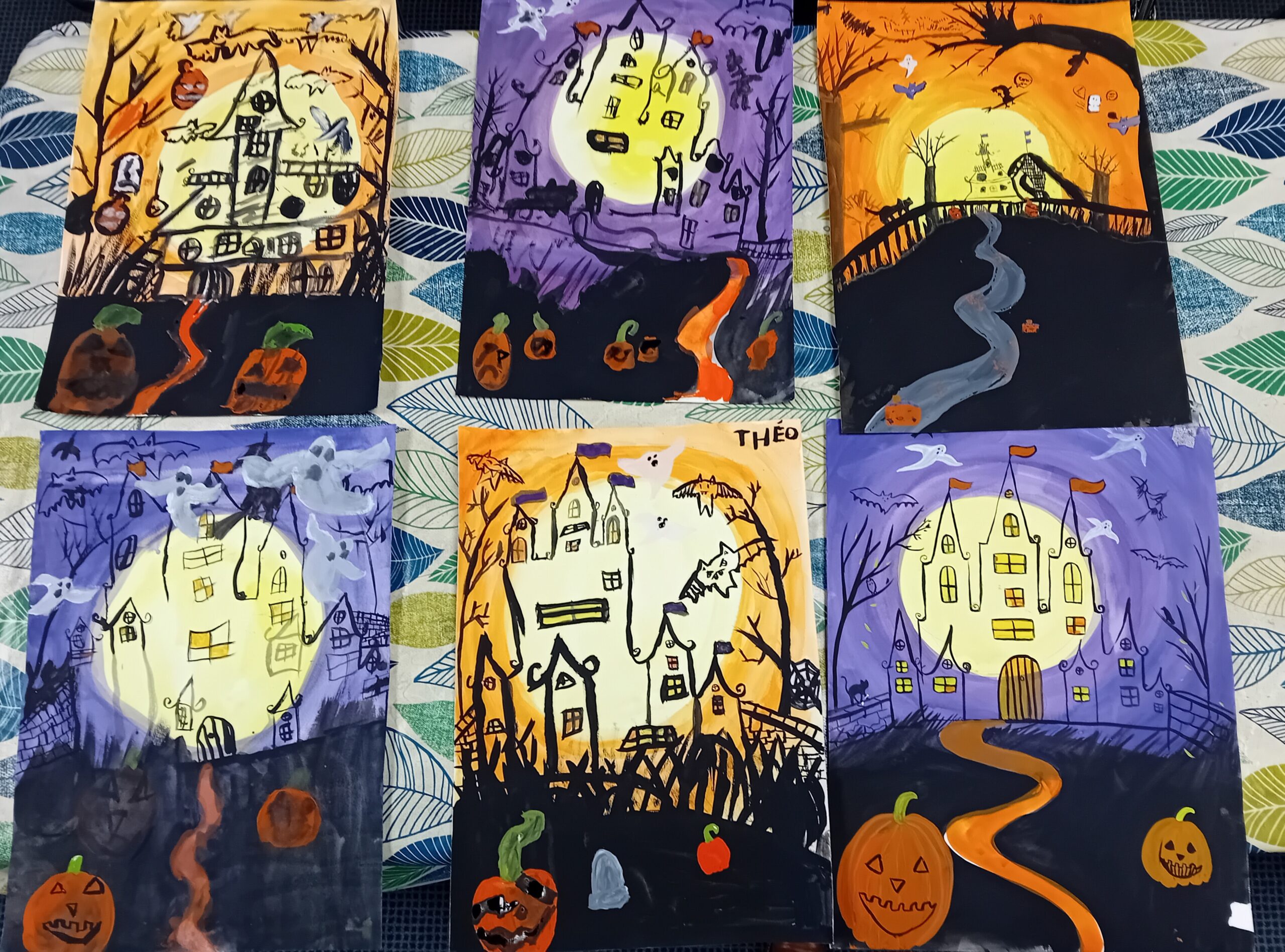 Illustration château hanté d'Halloween - 30/10 au 31/10/25 de 14h à 16h
