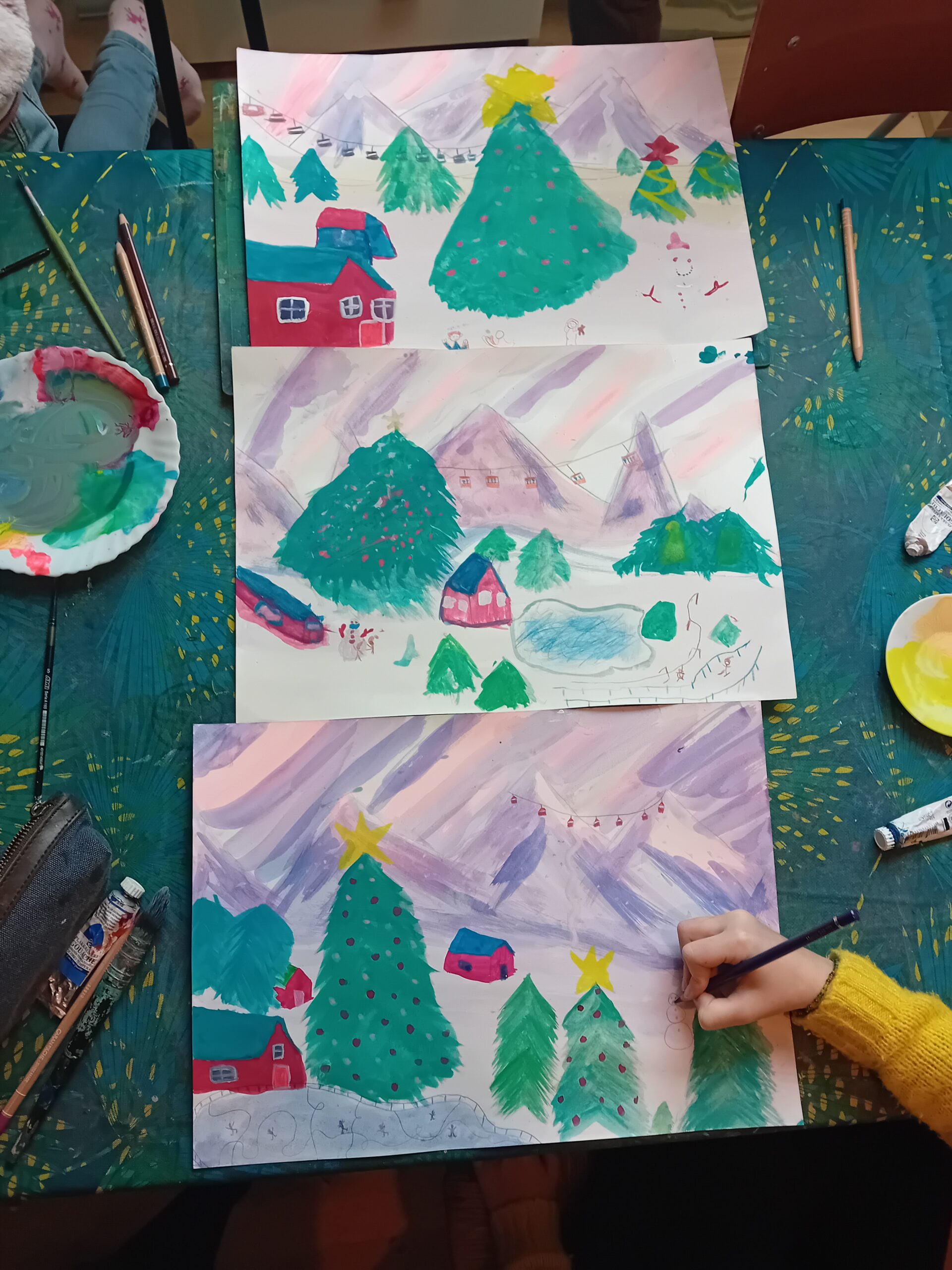 Illustration paysage enneigé - 29/12 et 30/12 de 14h à 16h