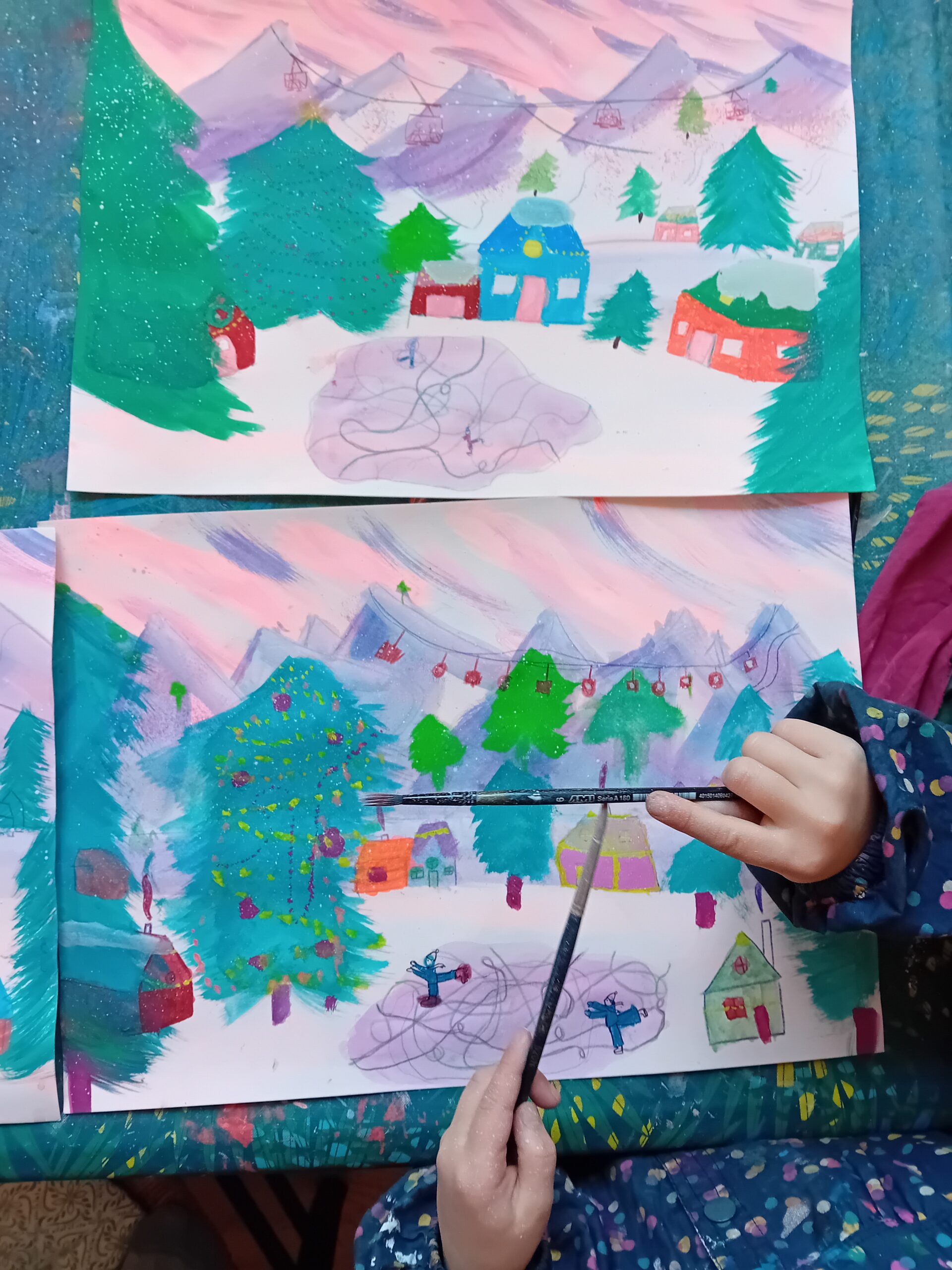 Illustration - Les sports d'hiver - 23/02 et 24/02 de 14h à 16h