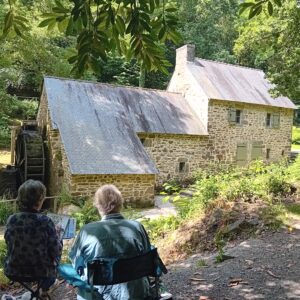 Dessin d'observation - Sainte-Marine Kérobistin, Moulin de Rossulien Plomelin 18 au 19/08 de 14h à 16h